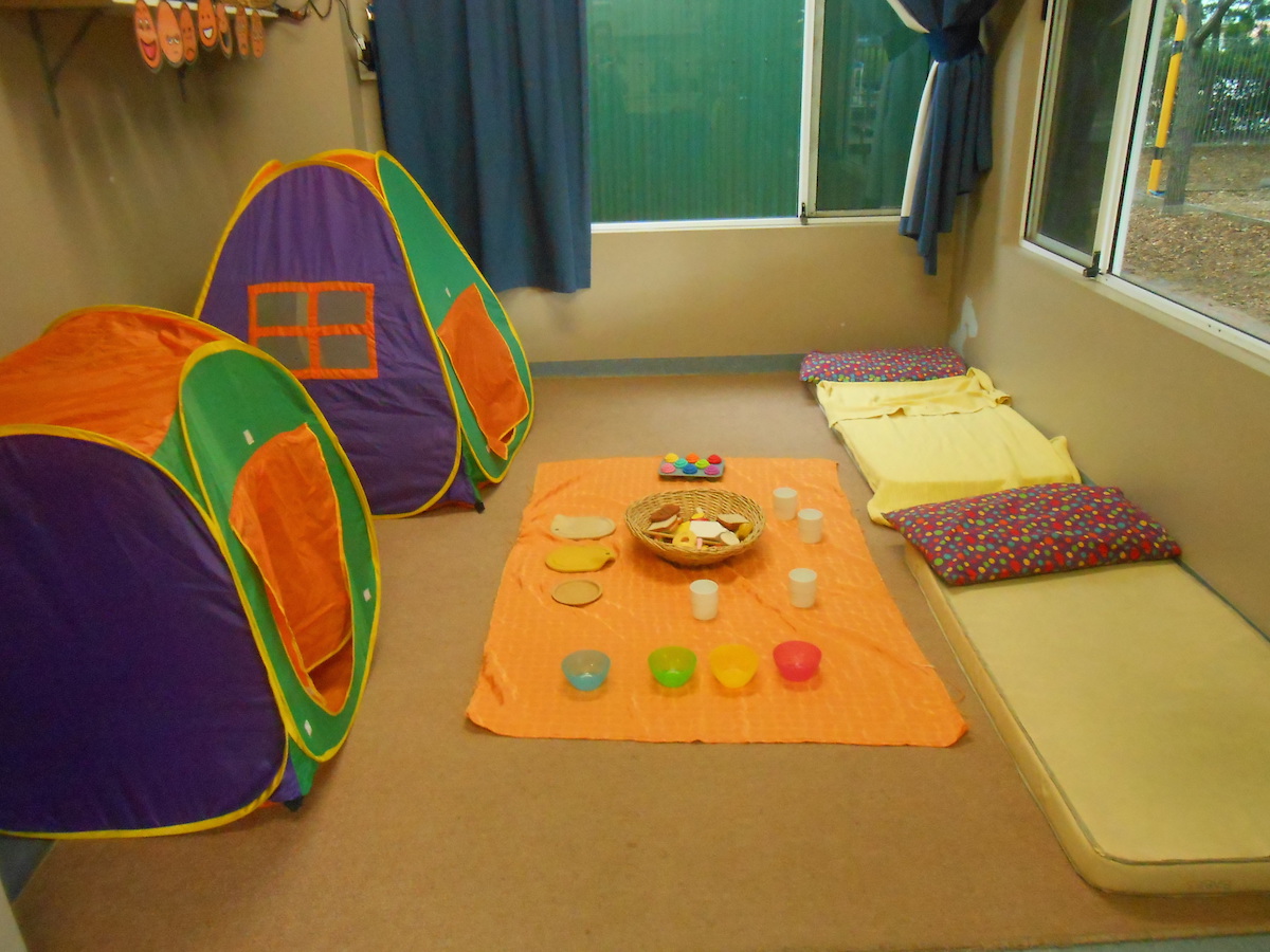 Nap room in the junior kindy